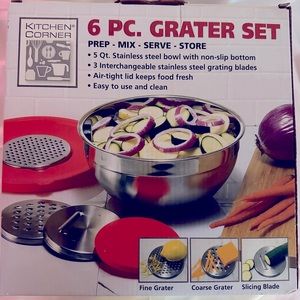 6 piece grater set